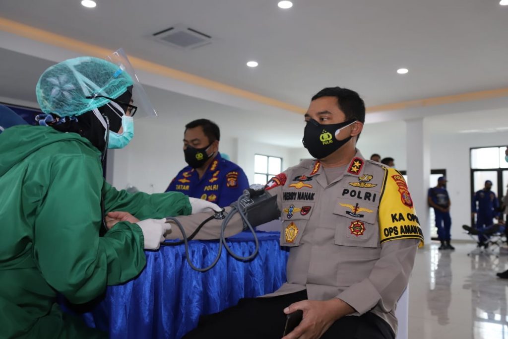 peringati hut ke 70 korp polairud kapolda kaltim pimpin bakti sosial donor darah 32689