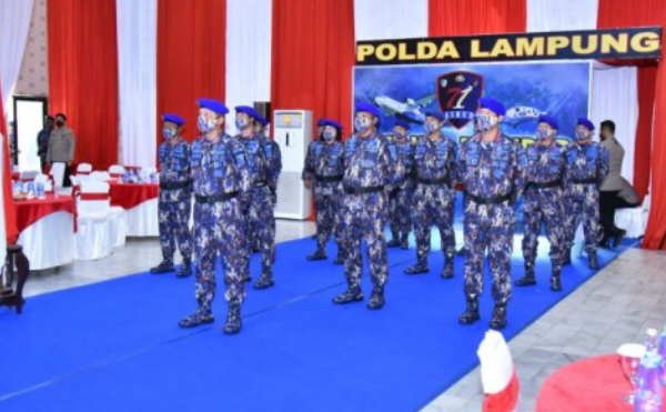 peringati hut ke 71 korpolairud kapolda lampung resmikan armada kapal tipe c2 25235