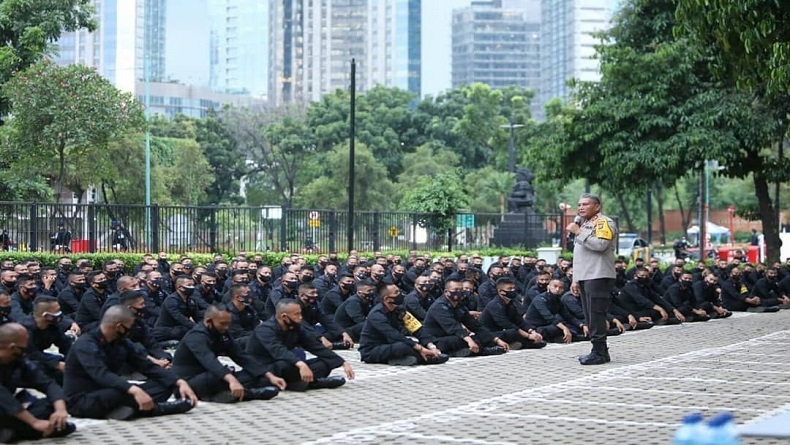 personel brimob polda sumut bko ke polda metro jaya 18071