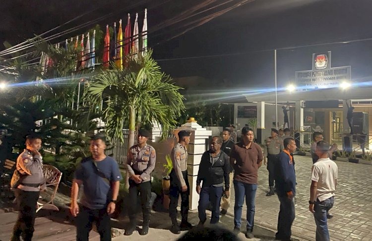 personel omb turangga gencarkan patroli kawasan vital demi menciptakan situasi aman pada tahapan kampanye 67901