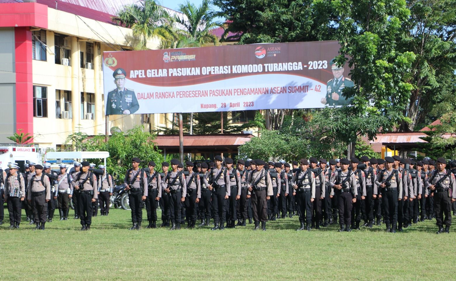 personel polda ntt bergeser ke labuan bajo untuk ktt asean 57592