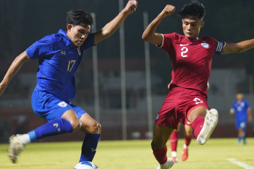 piala aff u 19 2024 thailand berhasil comback 2 1 atas singapura 76658