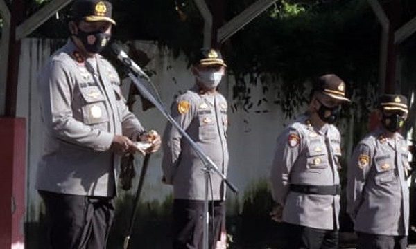 pimpin apel perdana kapolda sulut kalau ada polisi mabuk segera masukkan ke sel 36824