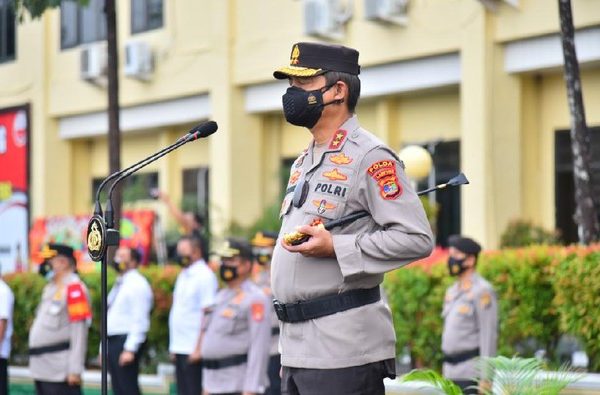 pimpin serah terima jabatan kapolda lampung minta anggota jauhi narkoba 26750