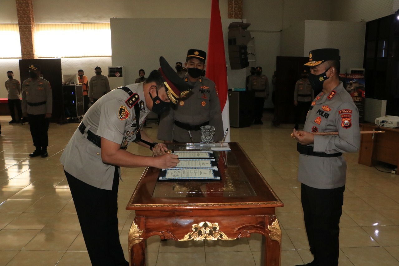 pimpin sertijab kapolres lebong ini harapan kapolda bengkulu 23232
