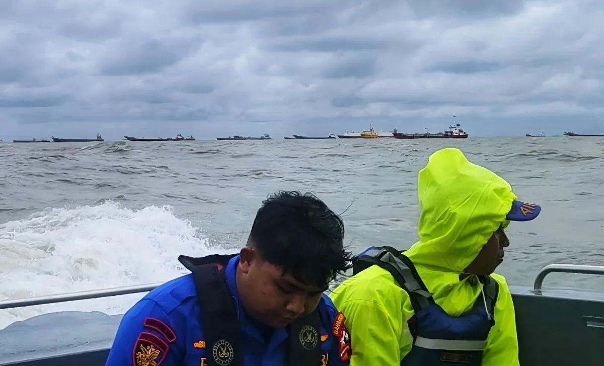 polair baharkam tunda pencabutan pagar laut karena kendala cuaca 83516