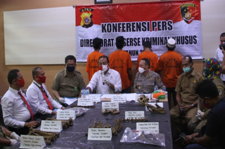 polda aceh amankan 4 pelaku penjual satwa dilindungi 15605