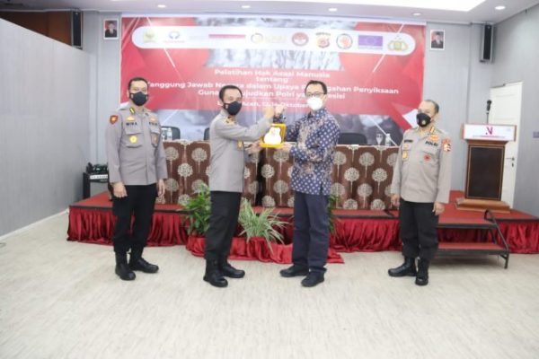 polda aceh buka pelatihan ham untuk personel polda aceh 24584