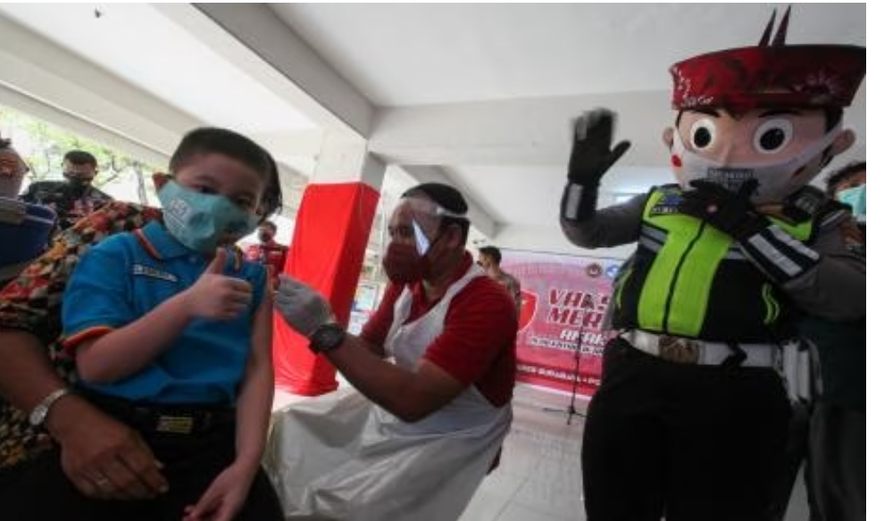 polda aceh gencarkan vaksinasi covid 19 untuk anak anak 22725