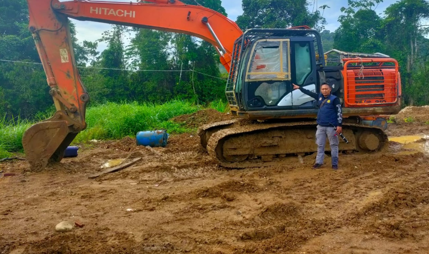 polda aceh hentikan aktivitas tambang ilegal satu unit ekskavator diamankan 61917