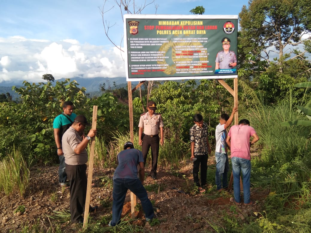 polda aceh imbau masyarakat tidak membuka lahan dengan cara membakar hutan 12811