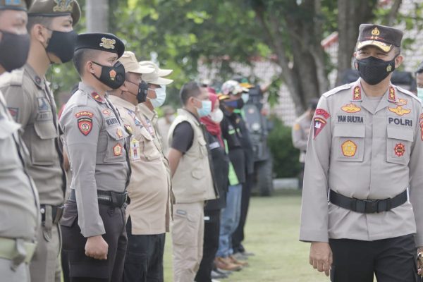polda babel gelar apel gabungan kesiapan satuan tugas antisipasi bencana 25313