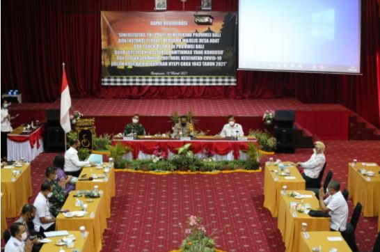 polda bali gelar rapat koordinasi kesiapan pengamanan nyepi 19397