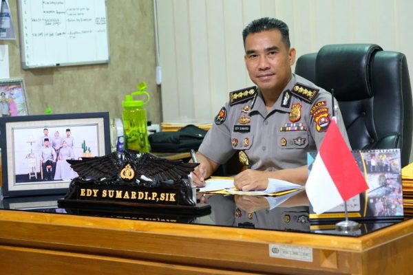 polda banten berikan sosialisasi protokol kesehatan di pelabuhan merak dan tempat wisata 36555