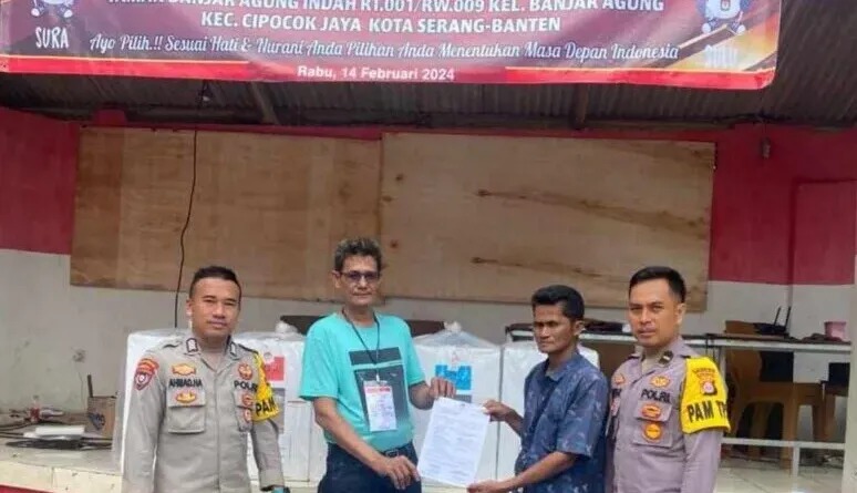 polda banten laksanakan pengamanan dan pengawalan hasil surat suara 70279