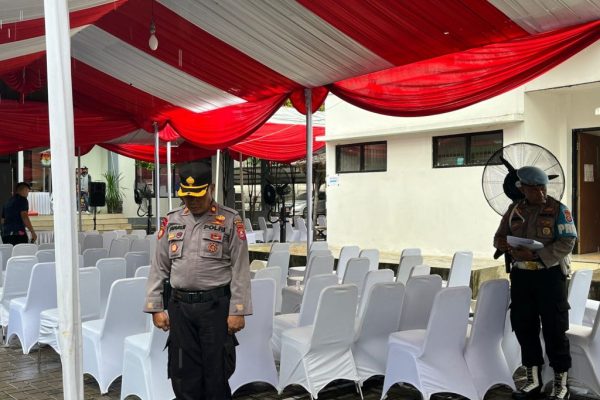 polda banten laksanakan pengamanan rapat pleno rekapitulasi tingkat provinsi 71169