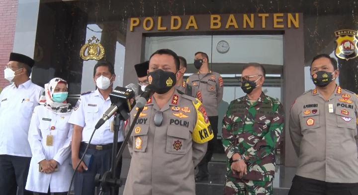 polda banten siapkan 18 posko check point dan penyekatan selama larangan mudik 20015