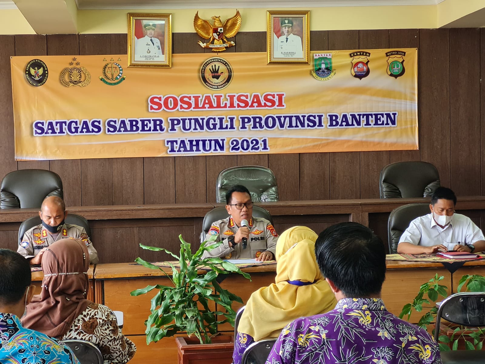polda banten sosialisasikan satgas saber pungli provinsi banten kepada skpd kabupaten tangerang 24526