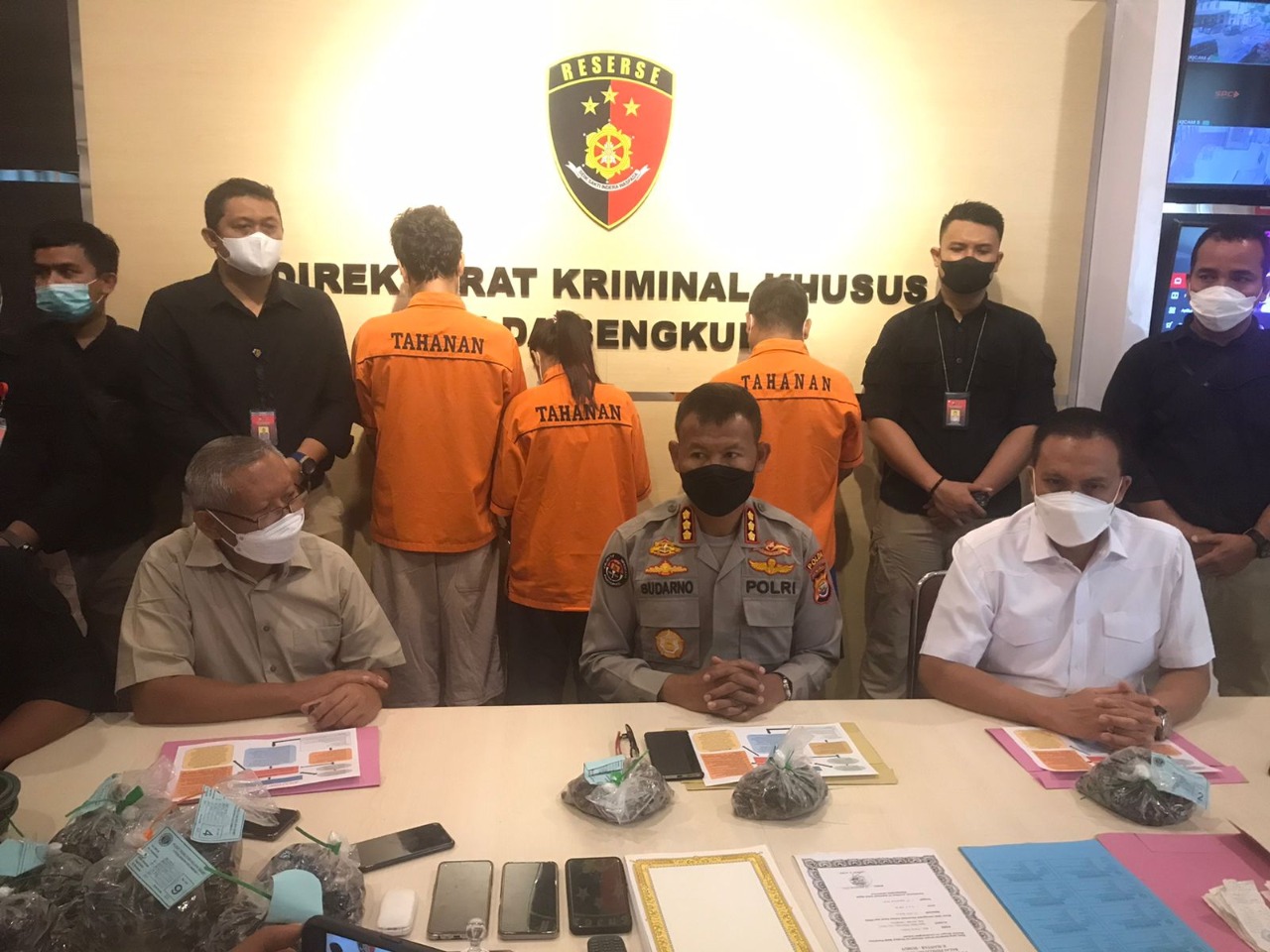 polda bengkulu amankan 3 tersangka pengedar bibit kelapa sawit ilegal 24680