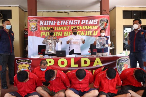 polda bengkulu berhasil tangkap 7 pelaku pembobol data nasabah bank jaringan nasional 17716