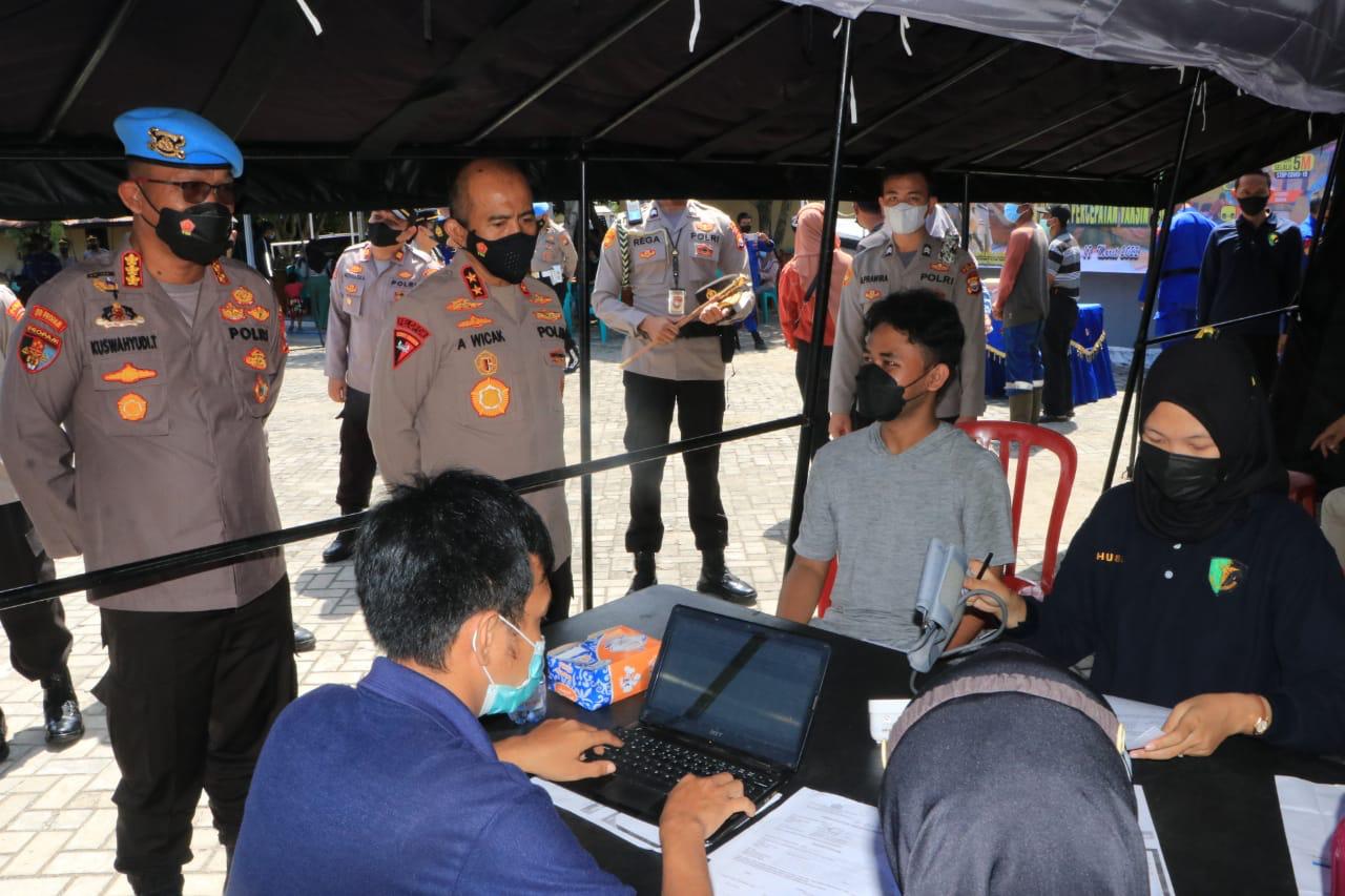 polda bengkulu targetkan 1000 vaksin dalam vaksinasi masal di polairud 45019
