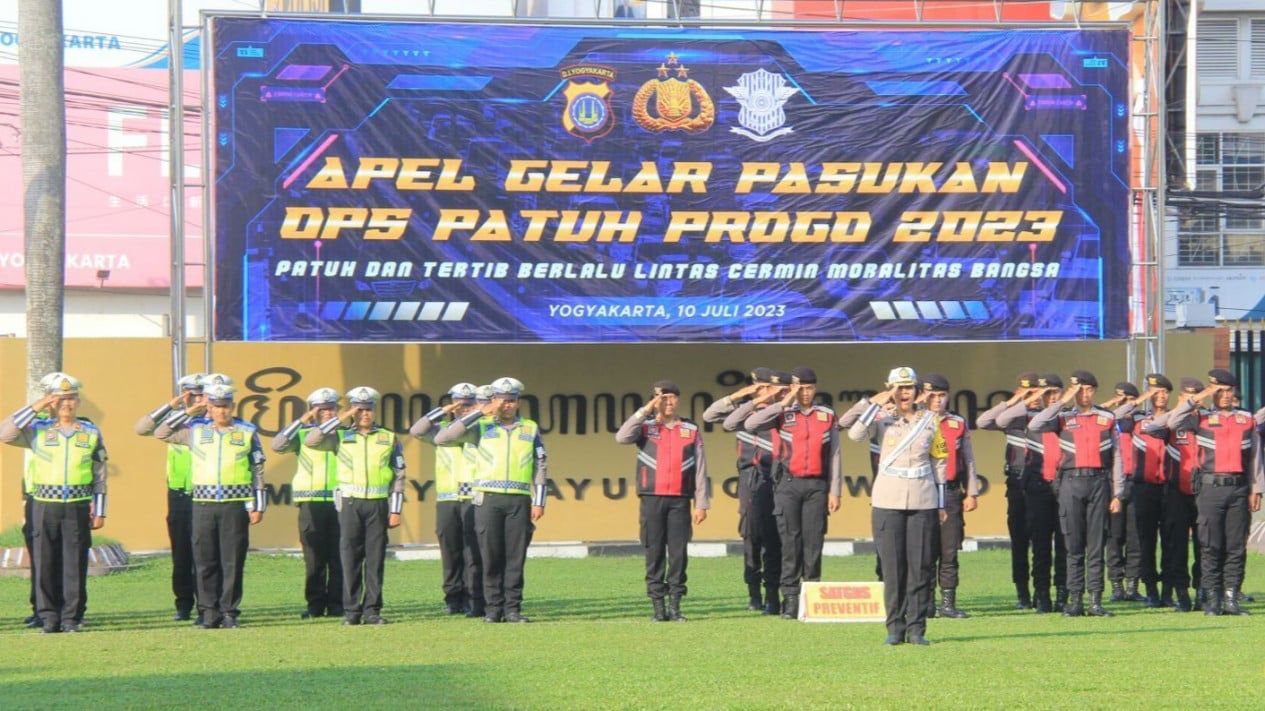 polda diy sasar 7 pelanggaran prioritas berlalu lintas dalam operasi patuh progo 2023 60855