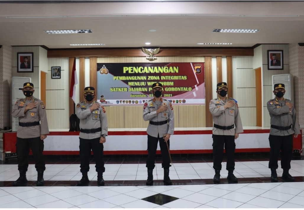 polda gorontalo berkomitmen wujudkan wilayah bebas korupsi 31160