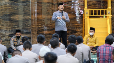 polda gorontalo gelar binrohtal rutin 47278