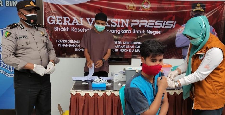 polda gorontalo siapkan 20 gerai vaksin presisi massal 29249