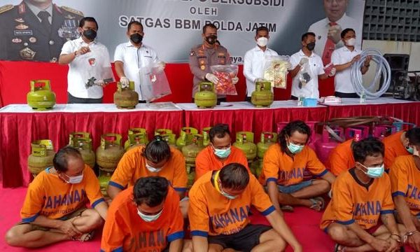 polda jatim ungkap penyalahgunaan bbm dan lpg bersubsidi 46163
