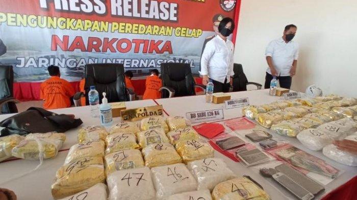 polda kaltara berhasil gagalkan peredaran 126 kilogram sabu 16389