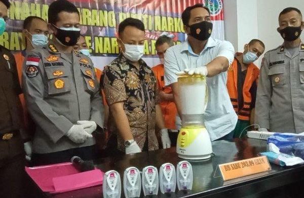 polda kaltara musnahkan sabu seberat 20309 gram di tanjung selor 15944