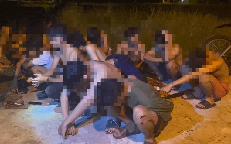 polda kalteng berhasil menangkap puluhan remaja yang hendak tawuran 71467
