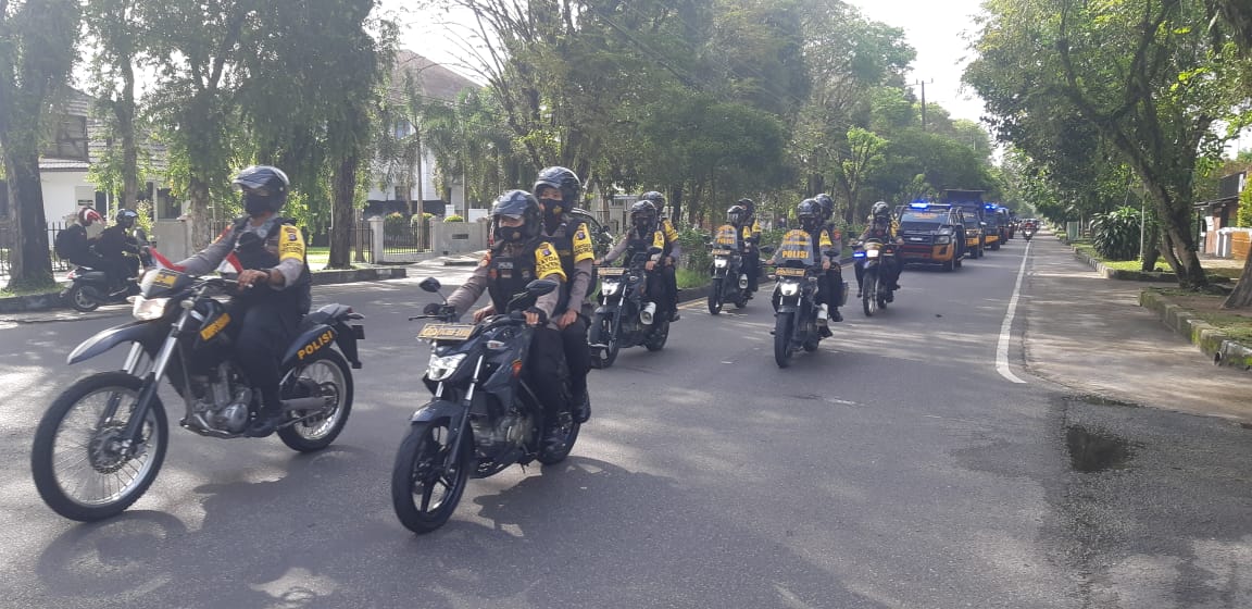 polda kalteng gelar apel siaga dan patroli skala besar 17941