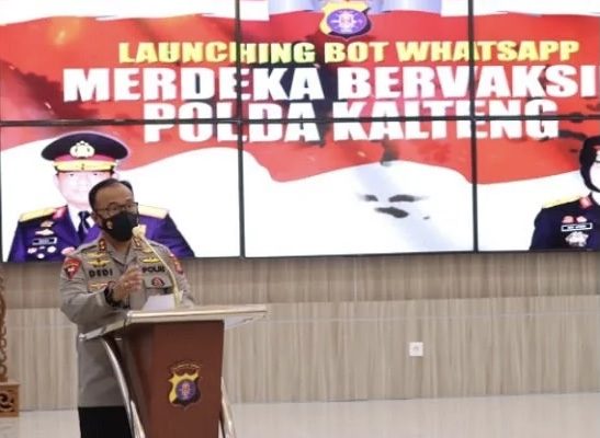 polda kalteng siapkan layanan cegah kerumunan saat vaksinasi 9414