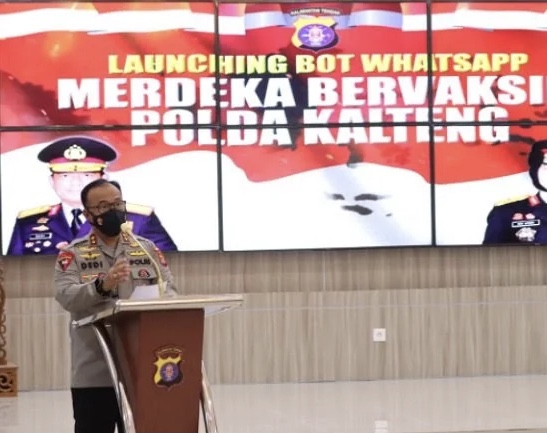 polda kalteng siapkan layanan cegah kerumunan saat vaksinasi 9414