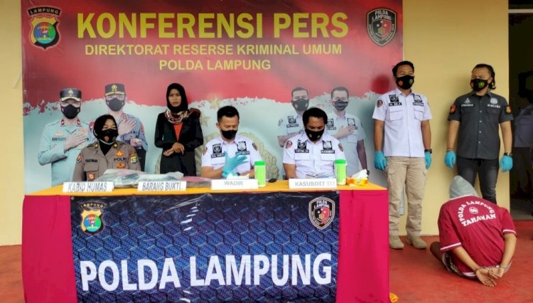 polda lampung berhasil tangkap dpo gembong jambret yang telah lakukan aksinya di 31 tkp 24508