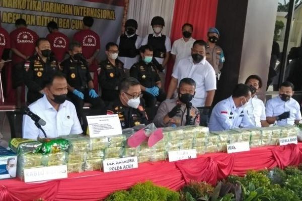 polda lampung bongkar 536kg narkotika jaringan internasional 21061
