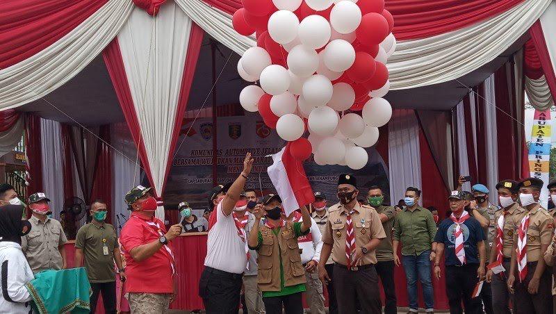 polda lampung gelar giat jelajah lampung rayakan hut ri 34934