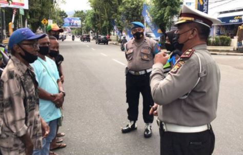 polda maluku gelar ops patuh di jalan pattimura dan ahmad yani ambon 9716