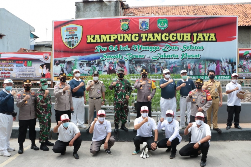 polda metro jaya dirikan 55 kampung tangguh jaya guna memutus rantai penyebaran covid 19 33140