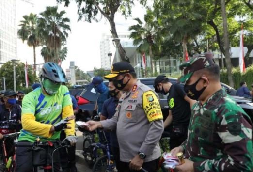 polda metro jaya terus laksanakan kampanye protokol kesehatan 11405