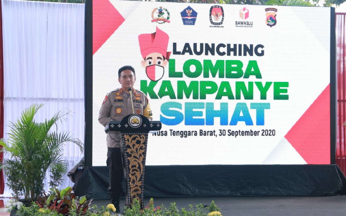 polda ntb gelar lomba kampanye sehat pemilukada 2020 11518