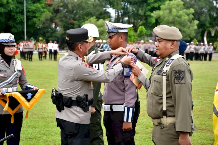 polda ntt gelar apel pasukan operasi keselamatan turangga ta 2024 70894