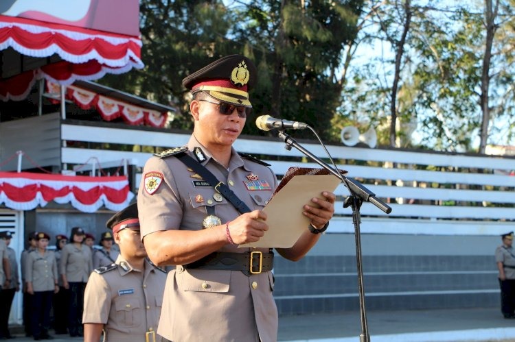 polda ntt gelar upacara hari juang polri dengan semangat menuju indonesia emas 2045 77890