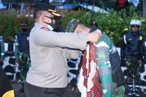 polda papua sambut prajurit siswa dalam rangka pendidikan dan pelatihan dikmara tni ad bersama diktukba polri tahun 2021 9933