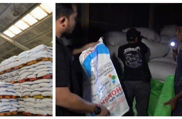 polda sulsel berhasil mengamankan gudang tempat penimbunan pupuk subsidi di makassar 71523