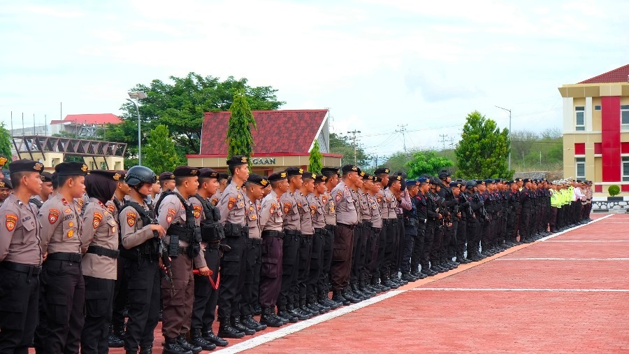 polda sulteng libatkan 1 783 personel amankan kampanye pemilu 2024 66830