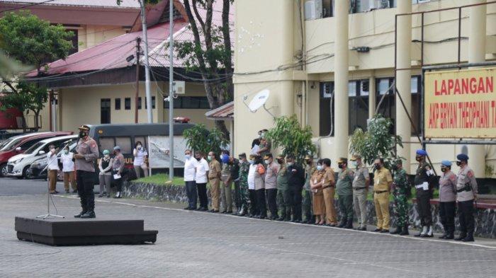 polda sulut apel gelar pasukan dalam rangka penertiban peti 31129