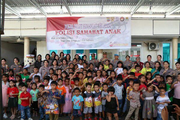 polda sulut gelar polisi sahabat anak di kota bitung 67387